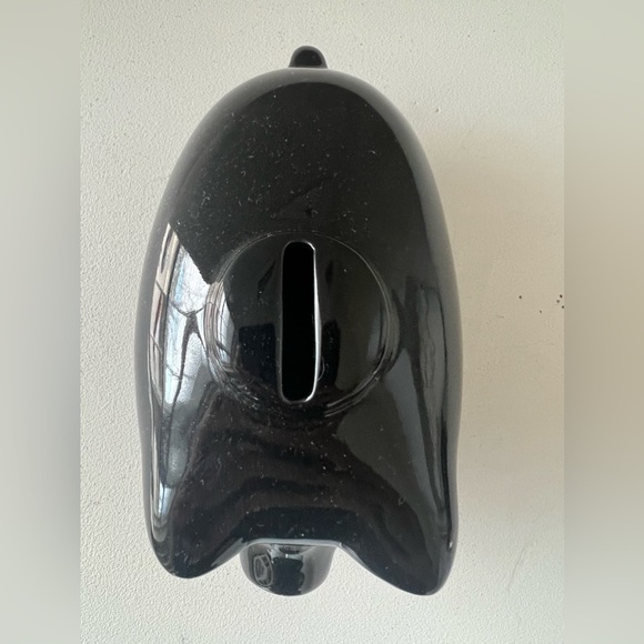 Harley-Davidson Black Ceramic Hog Gas Tank Piggy Bank - Picture 5 of 8